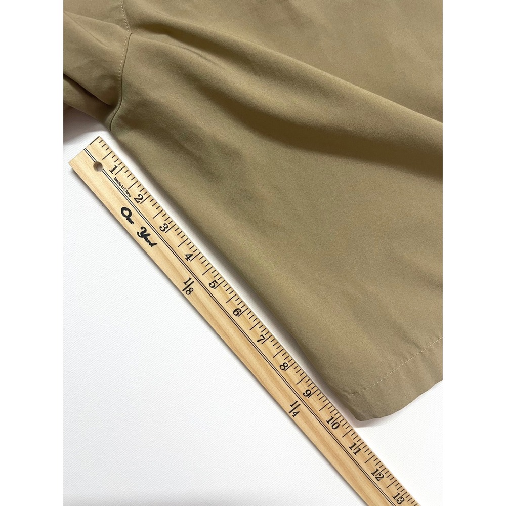 Adidas Golf Primegreen Shorts Mens 38 Khaki Tan Stretch Performance Athletic - Picture 12 of 15